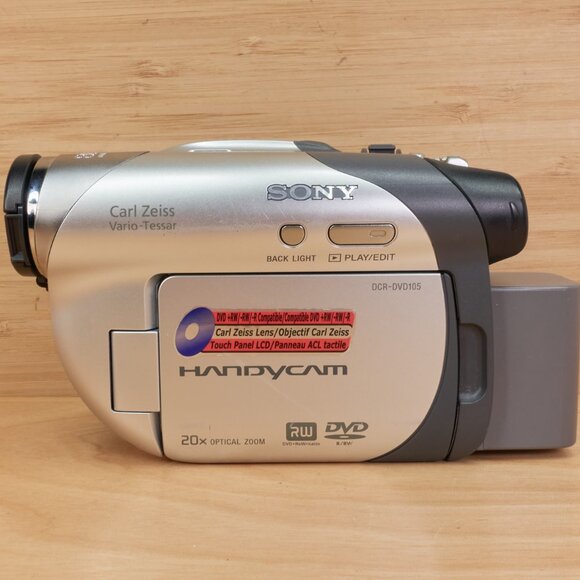 Sony DCR-DVD105 Handycam DVD Camcorder / Carl Zeiss Vario-Tessar / Tested - Picture 4 of 10